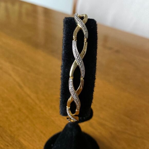 Gold  vermeil  bracelet - Picture 1 of 5